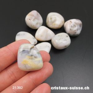 Opale des Andes blanc - rose, Chrysopale 2 - 3 cm / 7 à 13 grammes. Taille M-L. Offre Spéciale