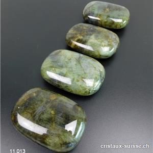 Labradorite, galet rectangulaire env. 7 x 5 cm