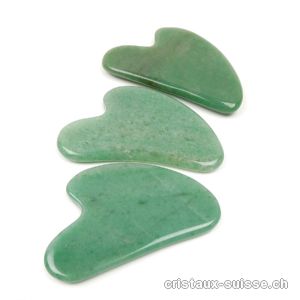 Aile d'ange de Massage Aventurine verte 8 cm