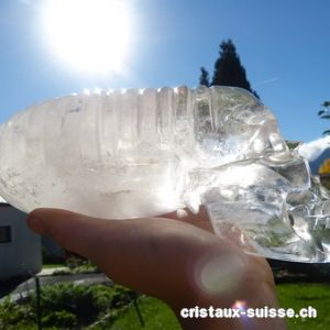 Crâne ALIEN Cristal de roche. Pièce unique 2'130 grammes. 