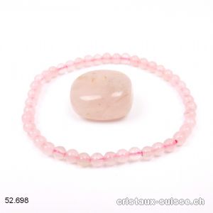 1 Bracelet Quartz rose et 1 pierre GRATUITE