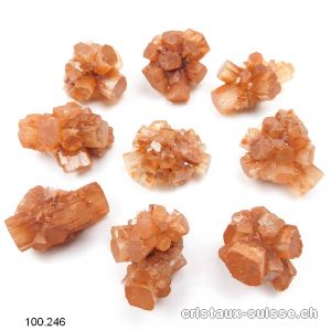 Aragonite brute du Maroc 3 à 3,5 cm. Qualité A