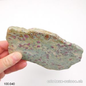 Plaque Rubis - Fuchsite 14,5 cm. Pièce unique