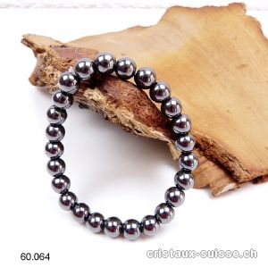 Bracelet Hématite 8 mm / 21 cm