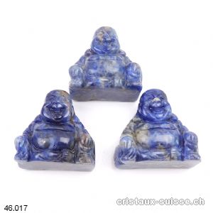 Bouddha Sodalite 3,5 à 4 cm. Bouddha Médecine