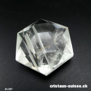 Sceau de Salomon Cristal de Roche 5,9 cm. Pièce unique 105 grammes