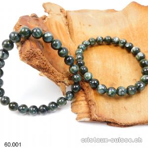 Bracelet Séraphinite 7,5 - 8 mm / 17,5 cm. Qual. A. Taille S - SM