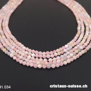 Rang Morganite et Béryl FACETTÉ 3,5 mm / 39 cm