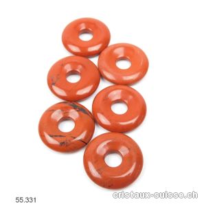 Jaspe rouge Donut 1,8 cm