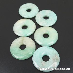 Amazonite claire Donut 3 cm