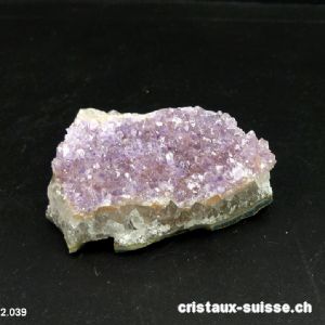 Améthyste du Brésil, petite druse 4,8 x 3,2 cm. Pièce unique