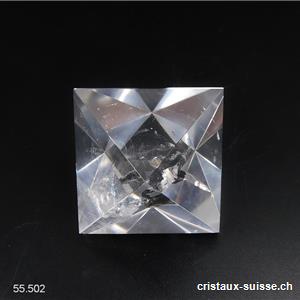 Octaèdre Cristal de Roche 5,5 x 4,8 x 4 cm. Pièce unique
