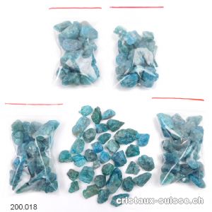 Apatite bleue brute. Lot 50 Grammes