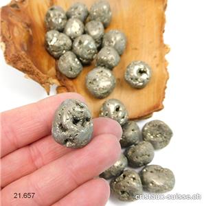 Pyrite avec cristaux du Pérou 2-2,5 cm / 15-19 Gr.