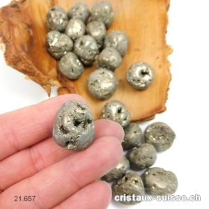 Pyrite avec cristaux du Pérou 2-2,5 cm / 15-19 Gr.