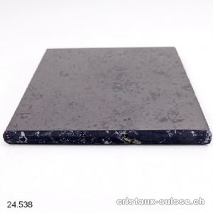 Plaque Schungite carrée env. 10 x 10 x 1 cm d'épais