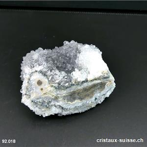 Prasiolite bleue du Brésil 6,8 cm. Pièce unique 160 grammes