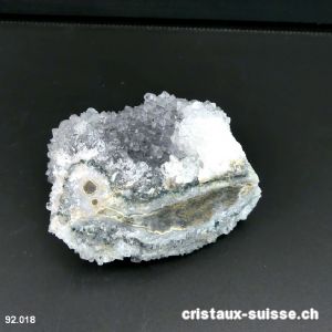 Prasiolite bleue du Brésil 6,8 cm. Pièce unique 160 grammes