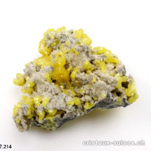 Soufre de Sicile et aragonite. Pièce unique 99 grammes