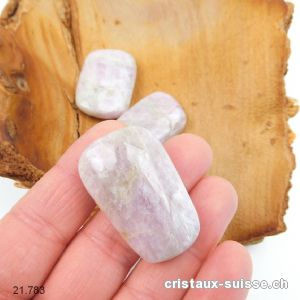 Kunzite plate 3,5 - 3,7 cm / 18 - 20 grammes. Qualité AB