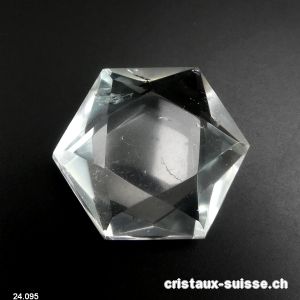 Sceau de Salomon Cristal de Roche 4,6 cm. Pièce unique 50 grammes