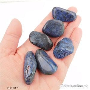 Dumortiérite, pierres roulées AB. Lot unique 76,5 Gr