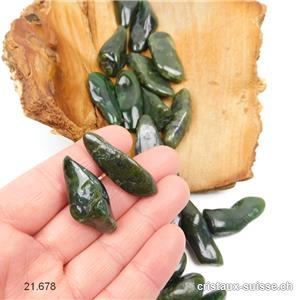 Néphrite Jade vert foncé 3 - 4 cm / 4 - 9 grammes