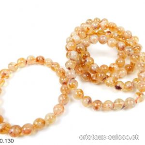 Bracelet Citrine 8-10 mm / 19,5 cm