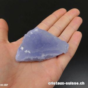 Calcédoine cristallisée brute du Malawi. Pièce unique