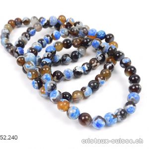 Bracelet Agate - EARTH 8 mm / 21 cm