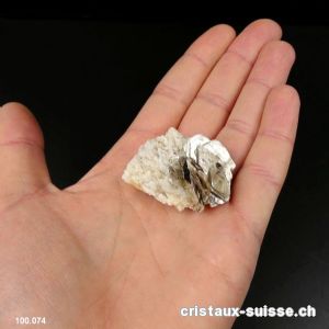 Muscovite du Brésil. Pièce unique 4 cm
