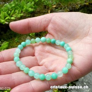 Bracelet Chrysoprase 6-7 mm / 17,5-18 cm