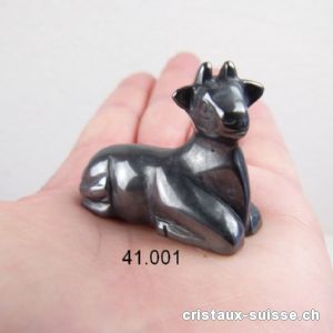 Vache Hématite 4 cm