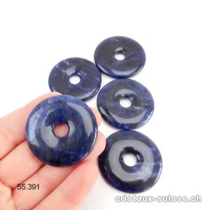 Sodalite foncée, donut 4 cm