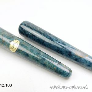 Bâton Apatite bleue 10 x épais. 2 cm