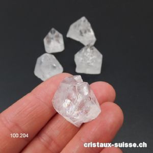 Apophyllite cristal, H. 1,5 à 2 cm / 5 à 8 grammes