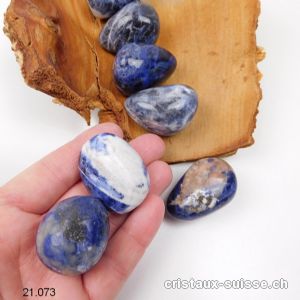 Sodalite 3 - 4 cm / 25 à 30 grammes. Taille XL