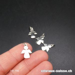 Charm Ange en métal argenté 1,5 cm, avec boucle ouverte