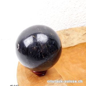 Boule Tourmaline noire - Schörl 6,4 cm. Pièce unique 423 grammes. Offre Spéciale