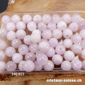 Kunzite, boule percée 5,5 - 5,8 mm