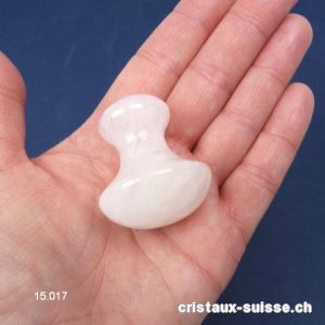 Champignon de massage Quartz rose 4 x 3,5 cm. Offre Spéciale