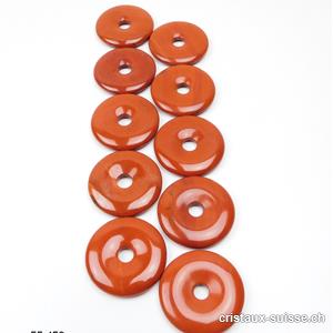 Jaspe rouge Donut 4 cm
