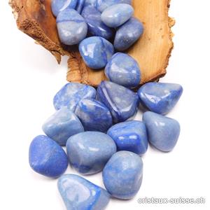 Quartz bleu - Dumortiérite-Quartzite 2,5-3 cm, épaisse. Taille M-L