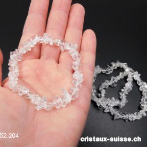 Bracelet Cristal de Roche 18,5-19 cm. Taille M-L