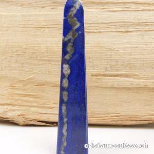 Lapis-Lazuli d'Afghanistan naturel, Obélisque 12,8 cm. Pièce unique 145,5 grammes