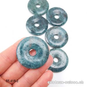 Apatite bleue, donut 4 cm