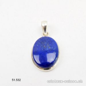 Pendentif Lapis-Lazuli d' Afghanistan en argent 925