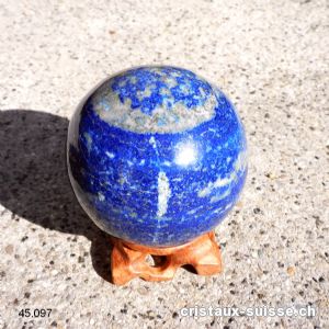 Boule Lapis-Lazuli 7,4 cm. Pièce unique 648 grammes