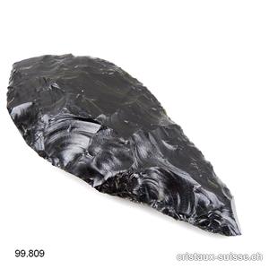 Obsidienne du Mexique, pointe de flèche19 cm. Pièce unique 293 grammes