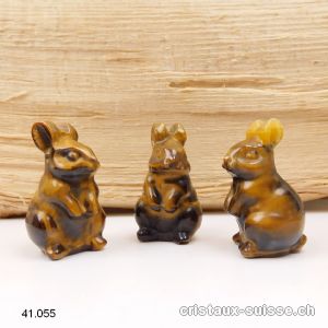 Lapin Oeil de Tigre 3,8 - 4 cm